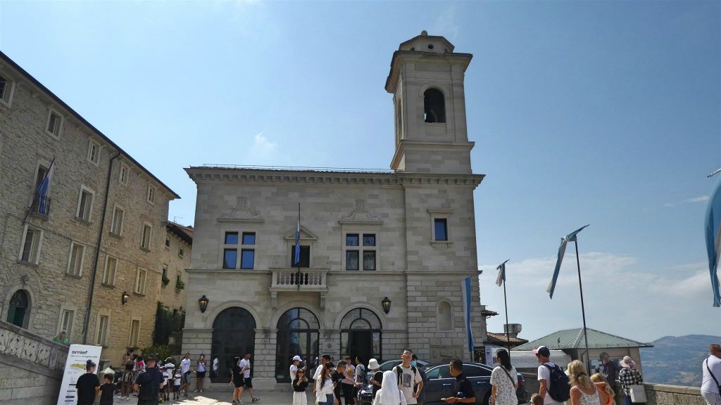 SAN MARINO - het Palazzo Pergami Belluzzi