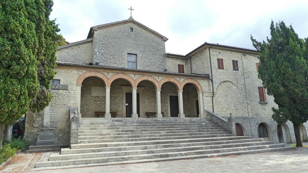 SAN MARINO - de kerk van San Quirino