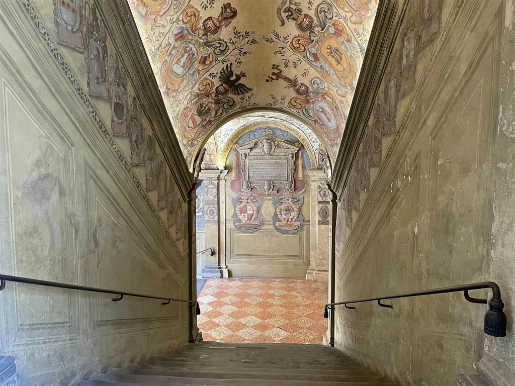 BOLOGNA - een gang van de universiteitsbibliotheek