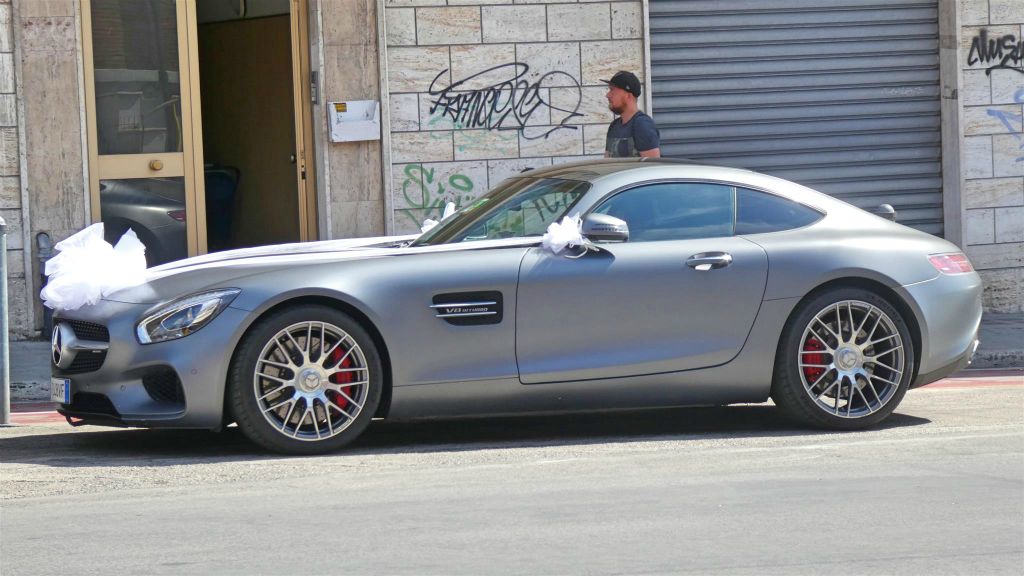 ANCONA - een Mercedes-AMG GT V8 Biturbo