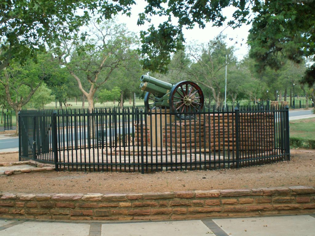 PRETORIA - een kanon onderweg naar de Union Buildings