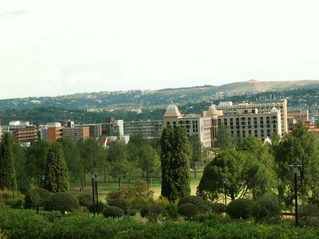 PRETORIA - het uitzicht vanuit de Union Buildings