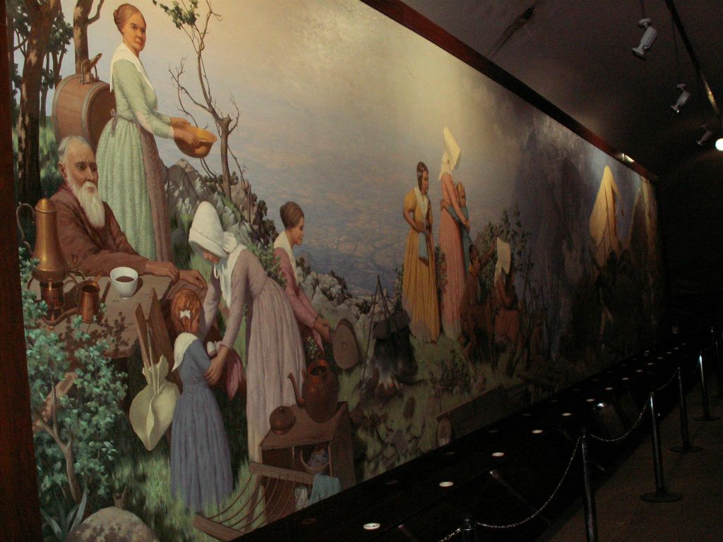 PRETORIA - een schilderij in het voortrekker monument