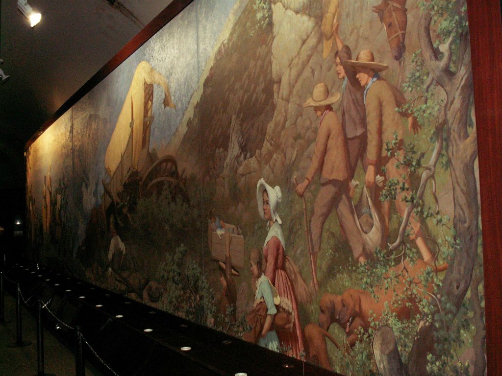 PRETORIA - een schilderij in het voortrekker monument