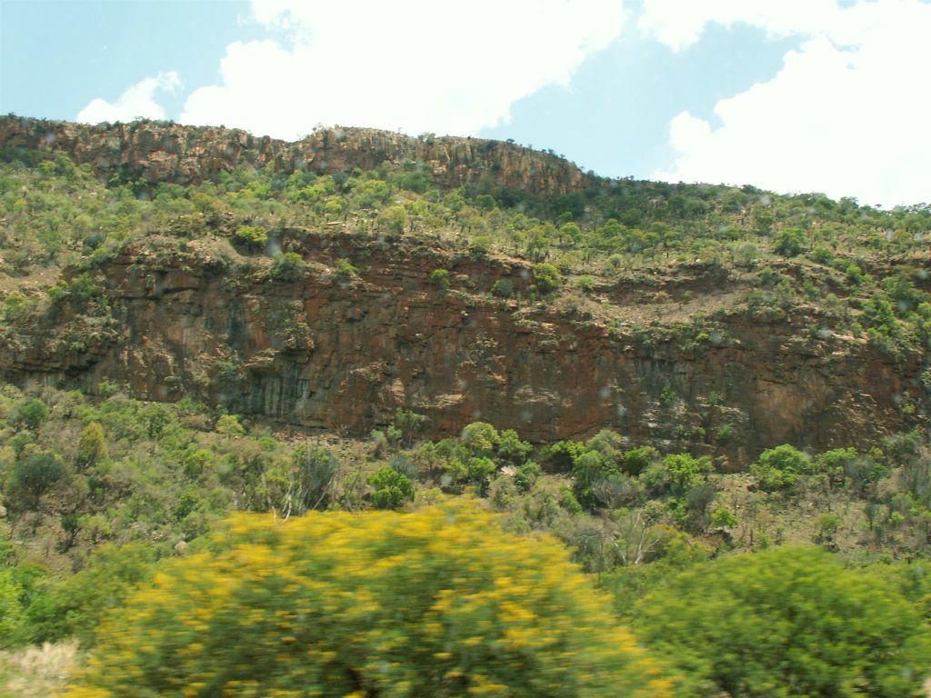 PRETORIA -> KRUGER NATIONAL PARK - het landschap onderweg