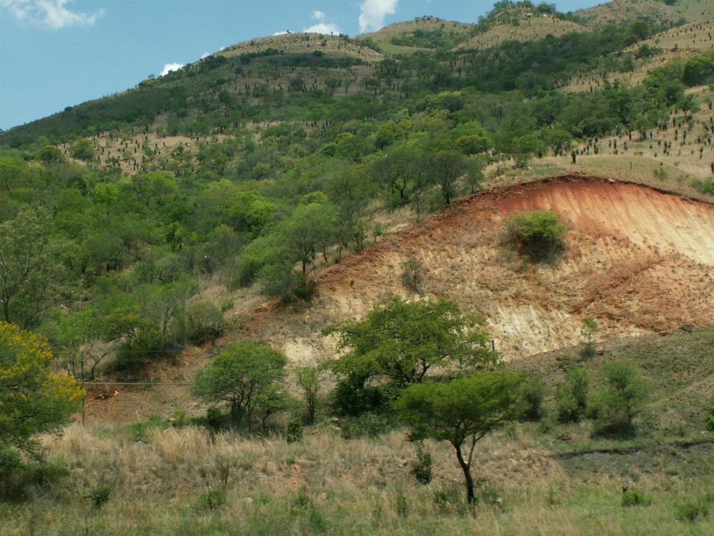 PRETORIA -> KRUGER NATIONAL PARK - het landschap onderweg