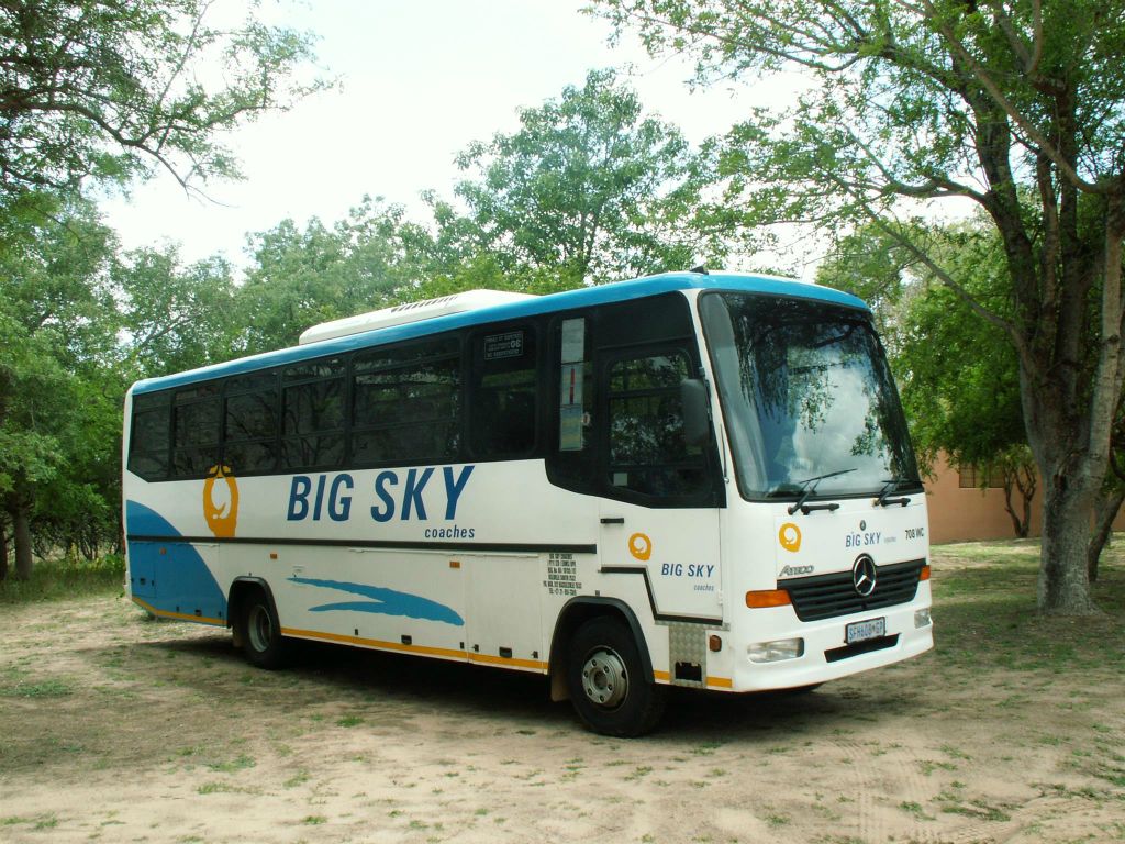 KRUGER NATIONAL PARK - de bus waarmee we rondreden