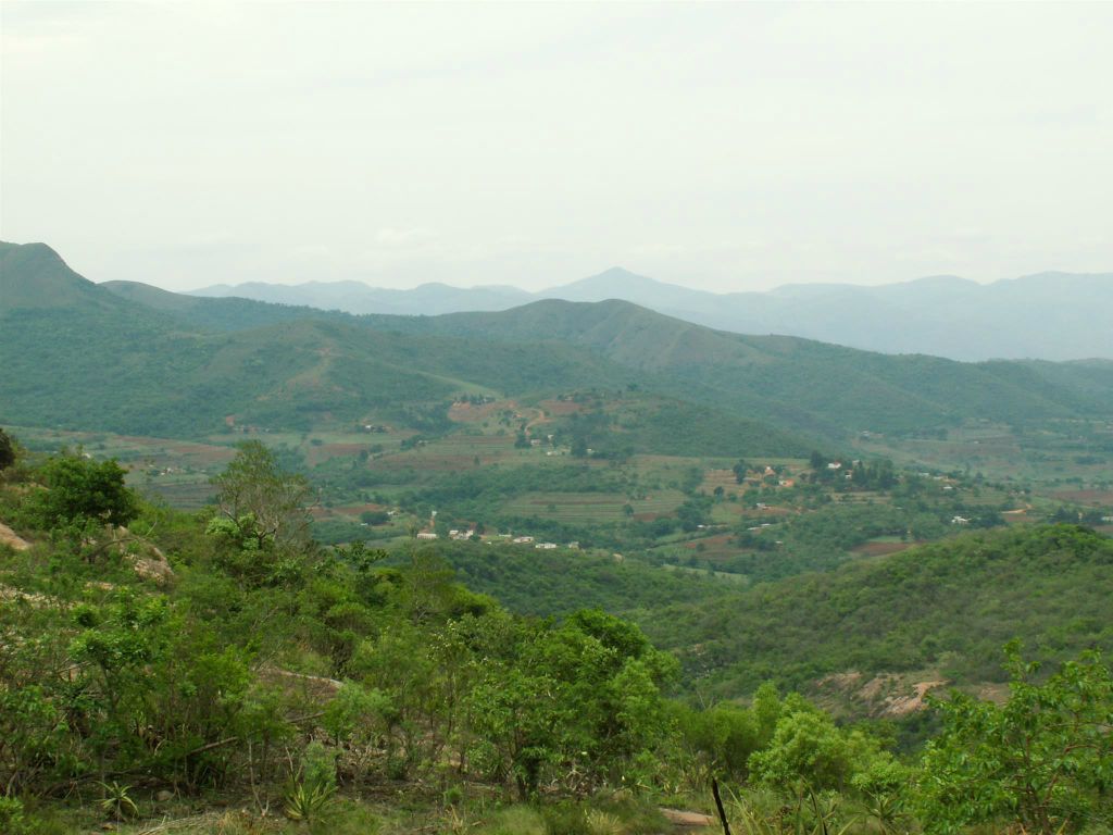 SWAZILAND - het landschap onderweg