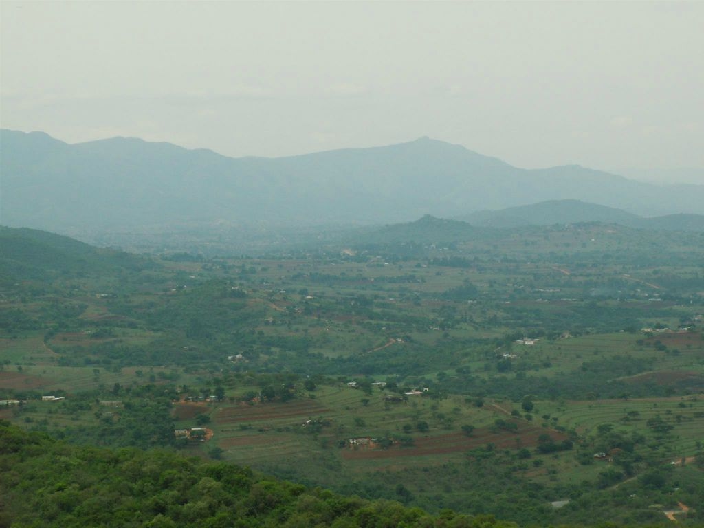 SWAZILAND - het landschap onderweg