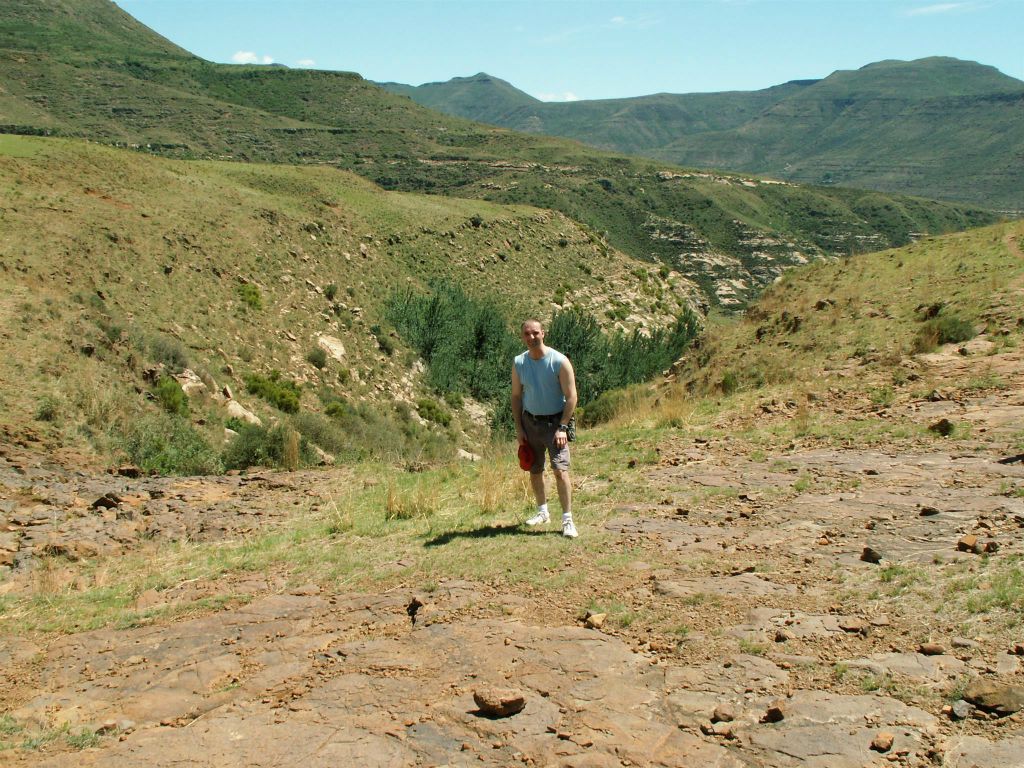 LESOTHO - Carlos in het landschap