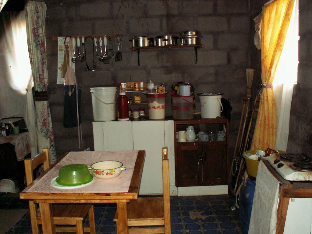 een keuken van een huis in een dorp
