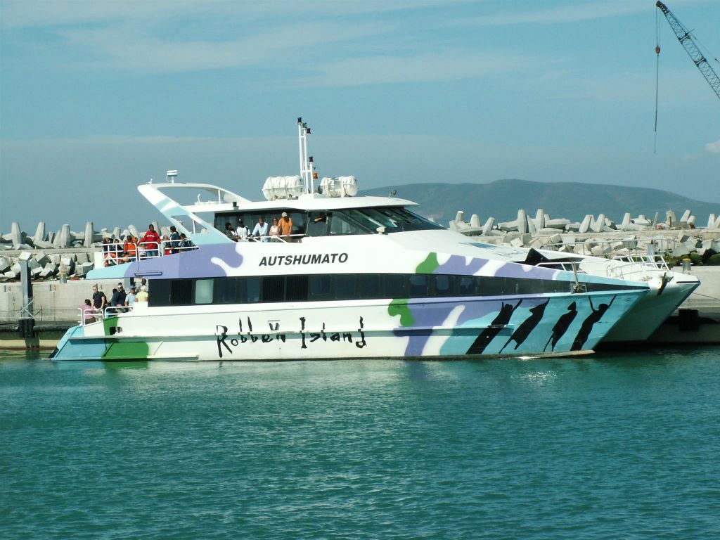KAAPSTAD - een veerboot van Robbeneiland