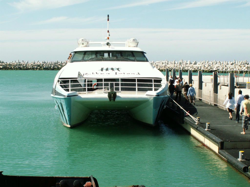 KAAPSTAD - een veerboot van Robbeneiland