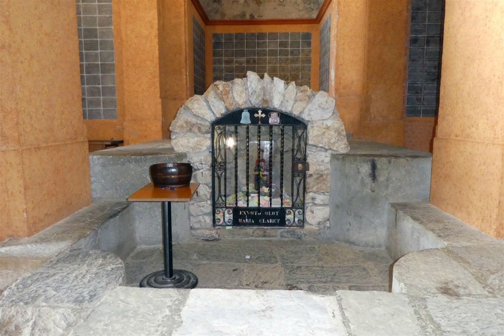 VALL DE NURIA (SPANJE) - binnen in de San Gil kapel