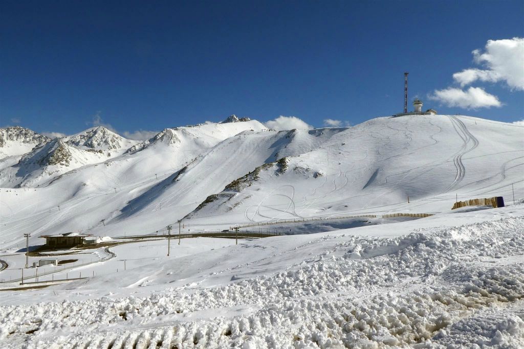 ENCAMP - uitzicht bij de bergpas Port d'Envalira