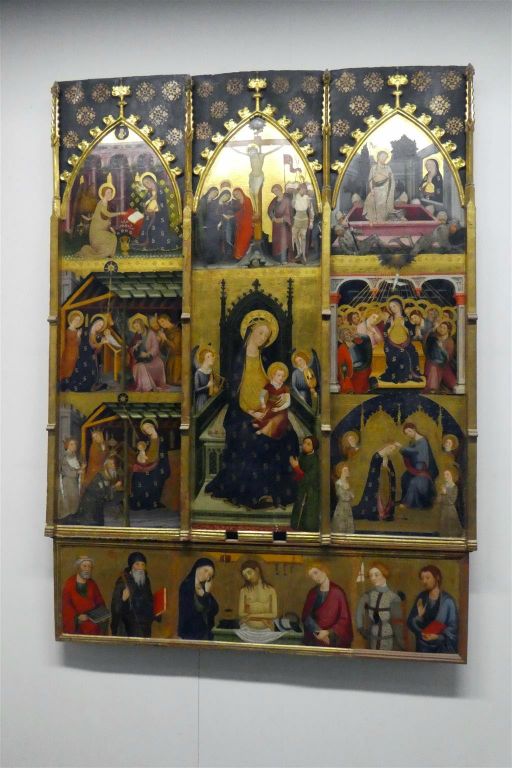 SEU D'URGELL (SPANJE) - een schilderij in het museum bij de kathedraal van La Seu d'Urgell