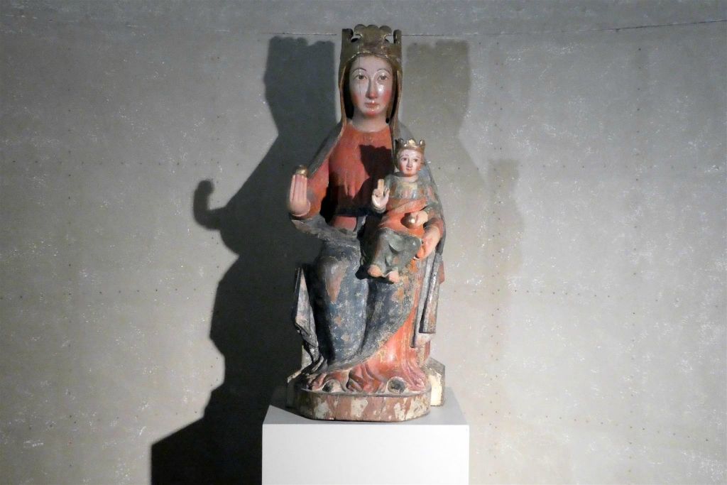 SEU D'URGELL (SPANJE) - een beeld in het museum bij de kathedraal van La Seu d'Urgell