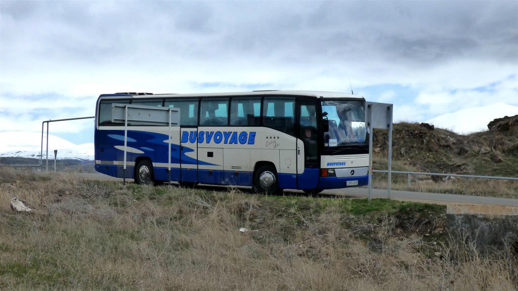 SISIAN - de bus waarmee we door Armenia reden