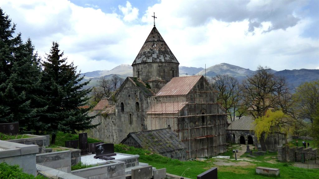 SANAHIN - de Amenaprkich kerk bij het Sanahin-kloostercomplex