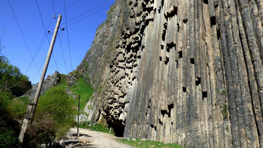 GARNI - de basaltkolommen in de Garni vallei