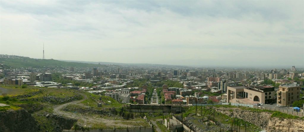 YEREVAN - het uitzicht over Yerevan