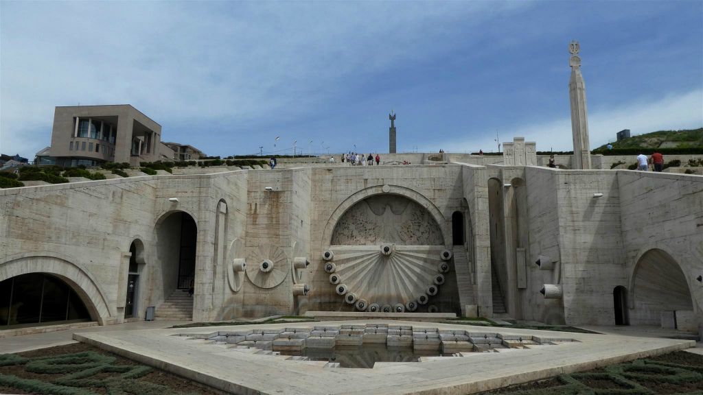 YEREVAN -  de vierde verdieping van de Cascade van Jerevan