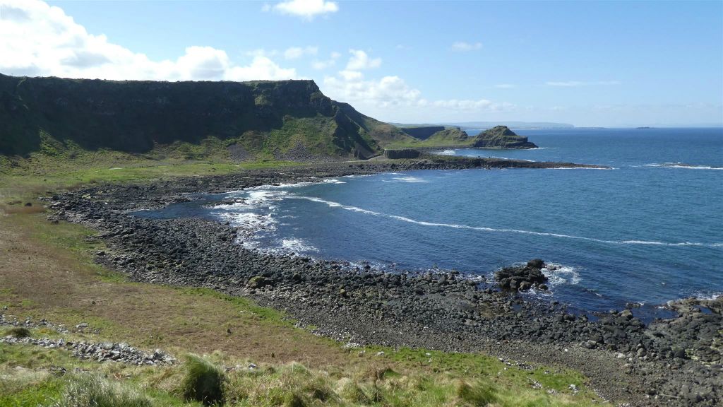 BUSHMILLS - het landschap bij de Giant's Causeway