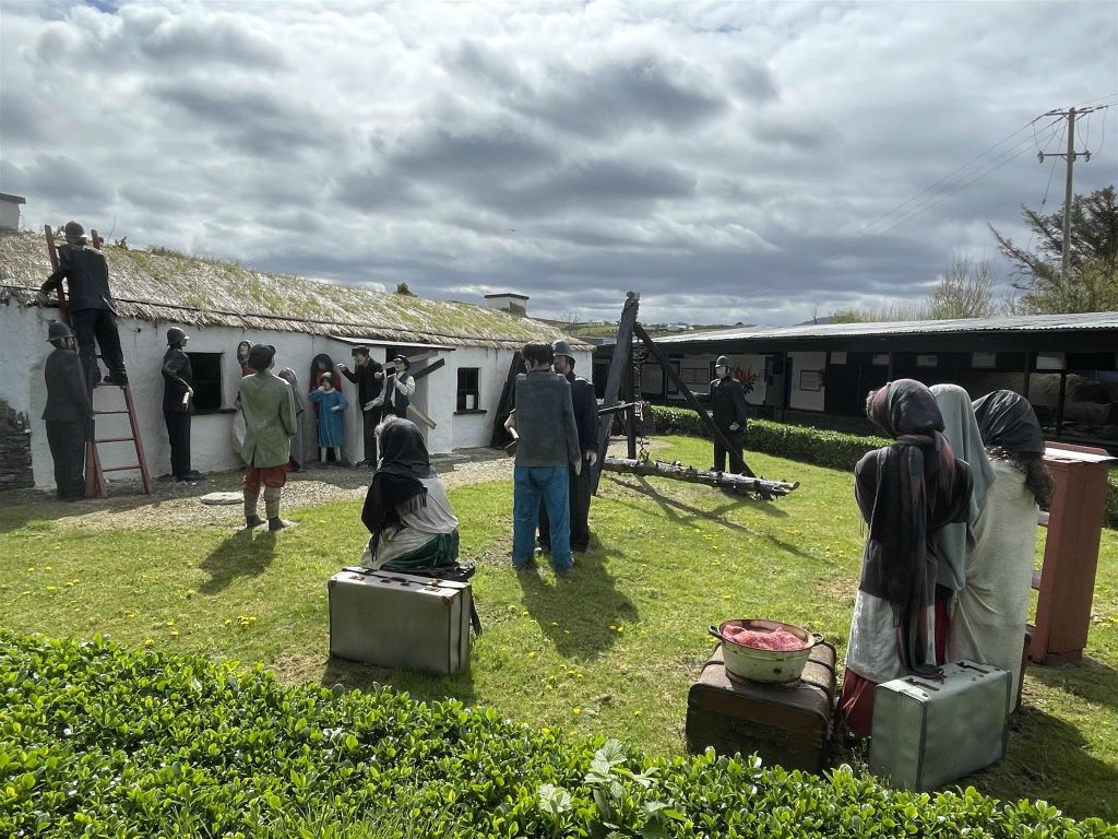 DOAGH - een gedeelte bij Doagh Famine Village, een klein openluchtmuseum