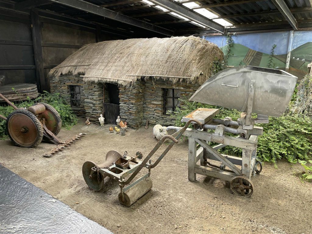 DOAGH - een boerderij bij Doagh Famine Village, een klein openluchtmuseum