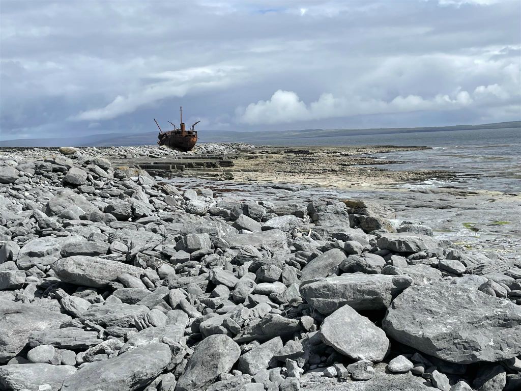 INISHEER - het scheepswrak Plassey