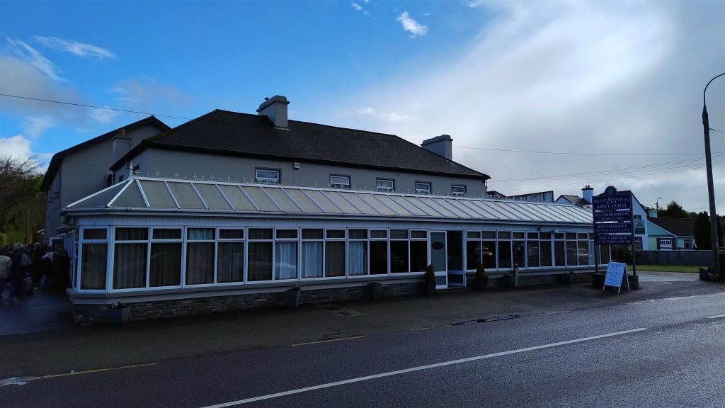 BALLYVOURNEY - het Abbey hotel waar we verbleven