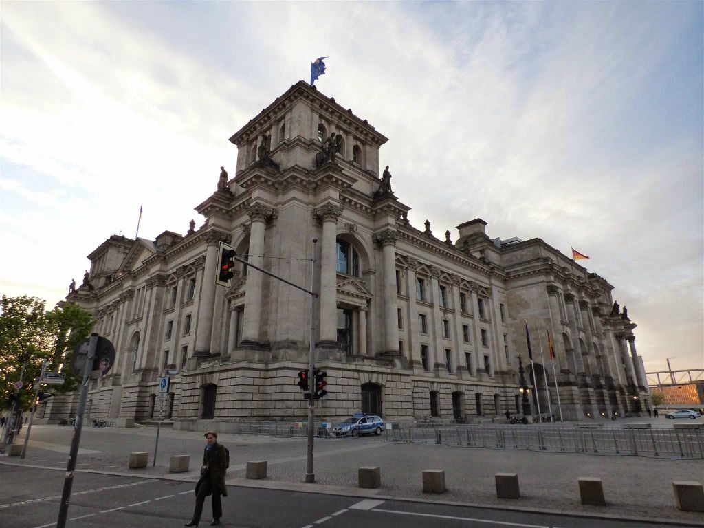 BERLIJN - het Reichstagsgebäude, een parlementsgebouw uit 1894