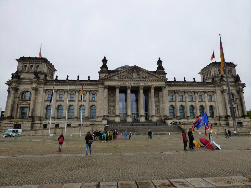 BERLIJN - het Reichstagsgebäude, een parlementsgebouw uit 1894