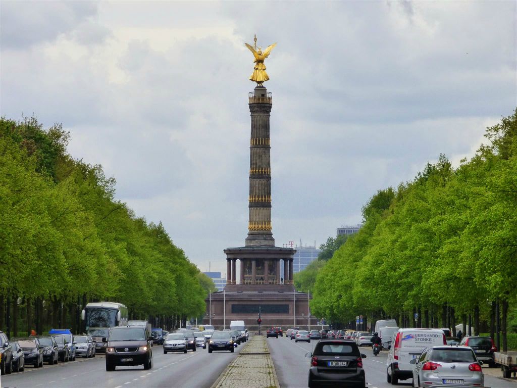 BERLIJN - de Siegessäule, een monument ter ere van de overwinning van de Pruisen op de Denen in de oorlog van 1864