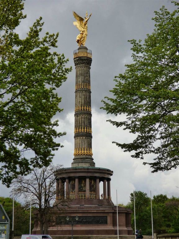 BERLIJN - de Siegessäule, een monument ter ere van de overwinning van de Pruisen op de Denen in de oorlog van 1864