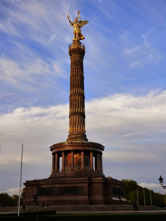 BERLIJN - de Siegessäule, een monument ter ere van de overwinning van de Pruisen op de Denen in de oorlog van 1864