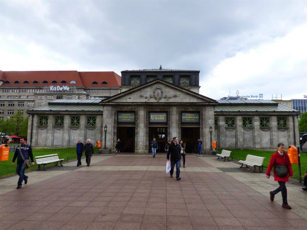 BERLIJN - het metro station Mittenbergplatz