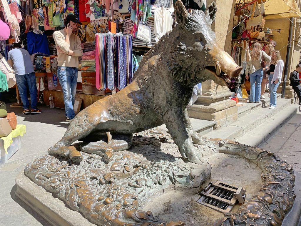 FLORENCE - de Porcellino fontein