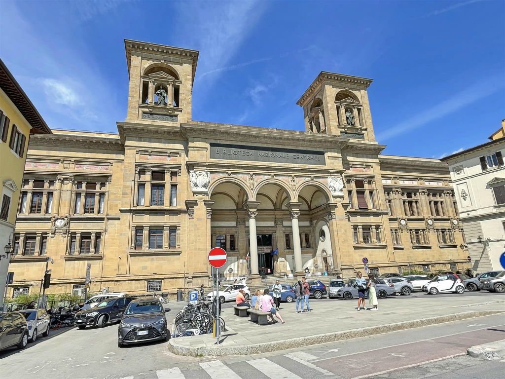 FLORENCE - de nationale centrale bibliotheek van Florence