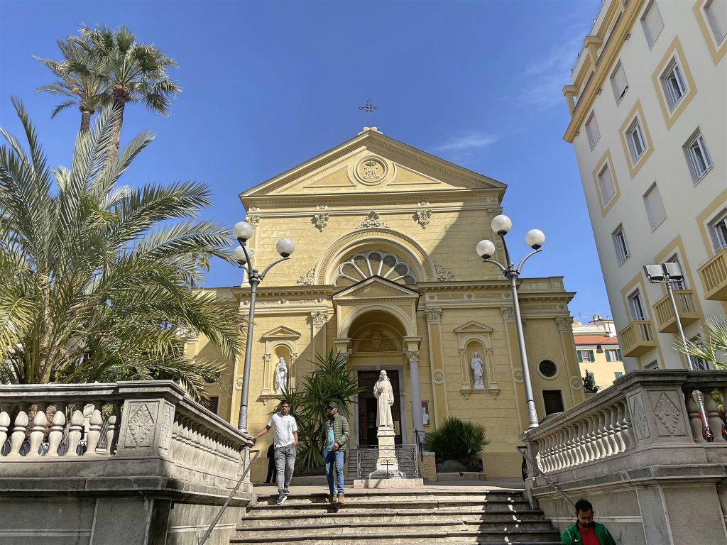 SAN REMO - de kerk van de kapucijnerbroeders