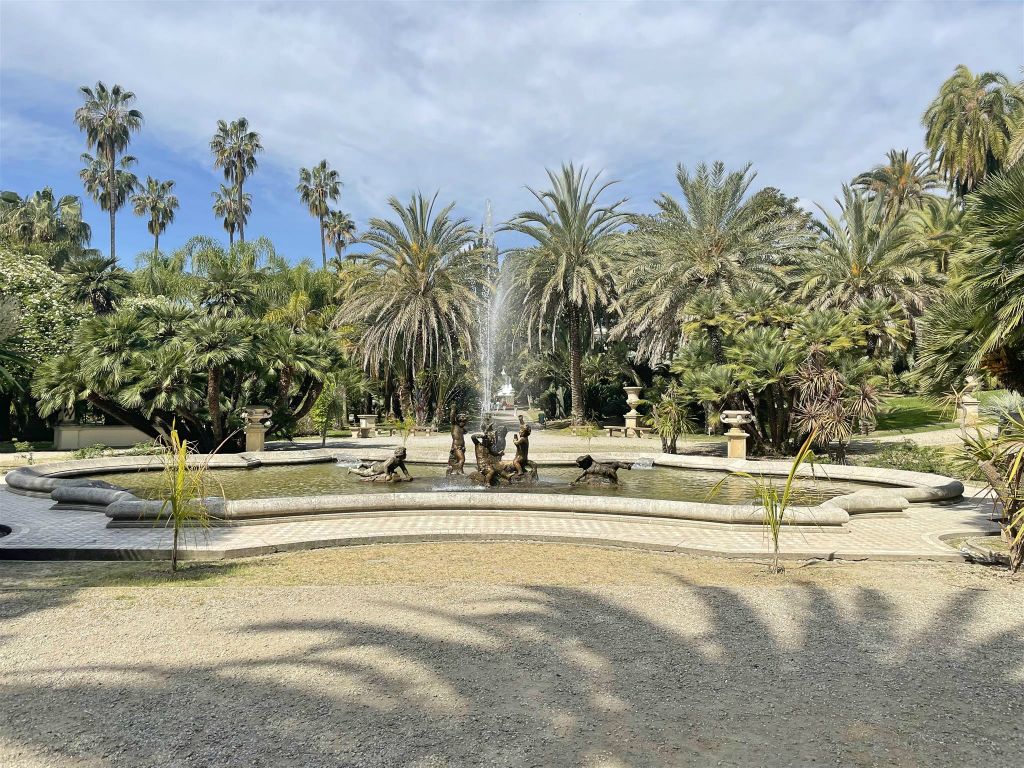 SAN REMO - een fontein in het Giardini Nobel park