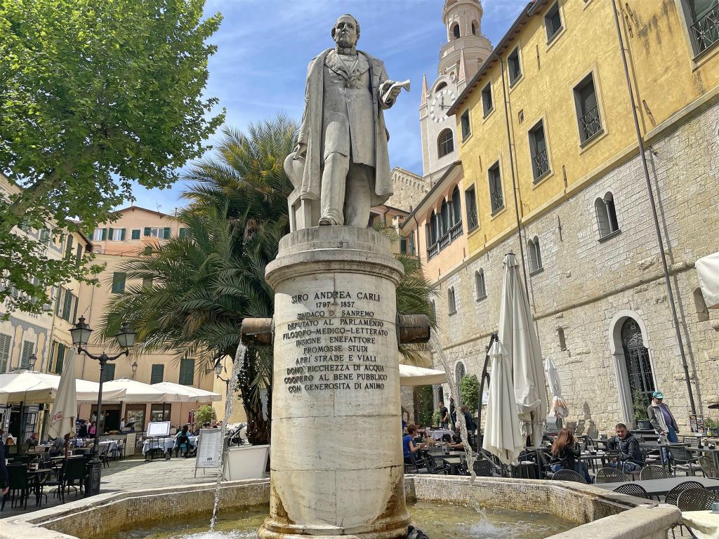 SAN REMO - het Siro Andrea Carli monument