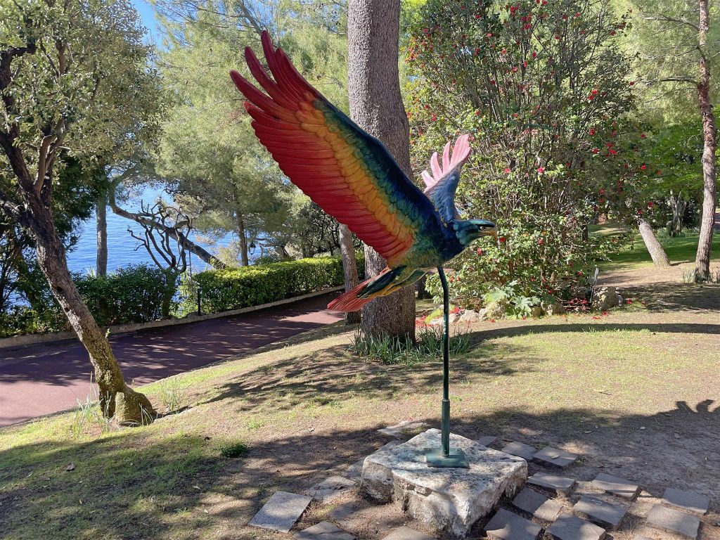 MONACO - een kunstwerk in de St Martin-tuinen