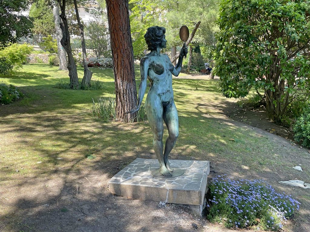 MONACO - een kunstwerk in de St Martin-tuinen