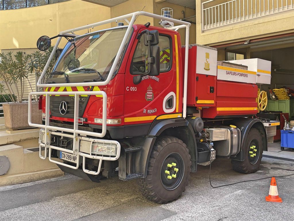 MONACO - een brandweer wagen
