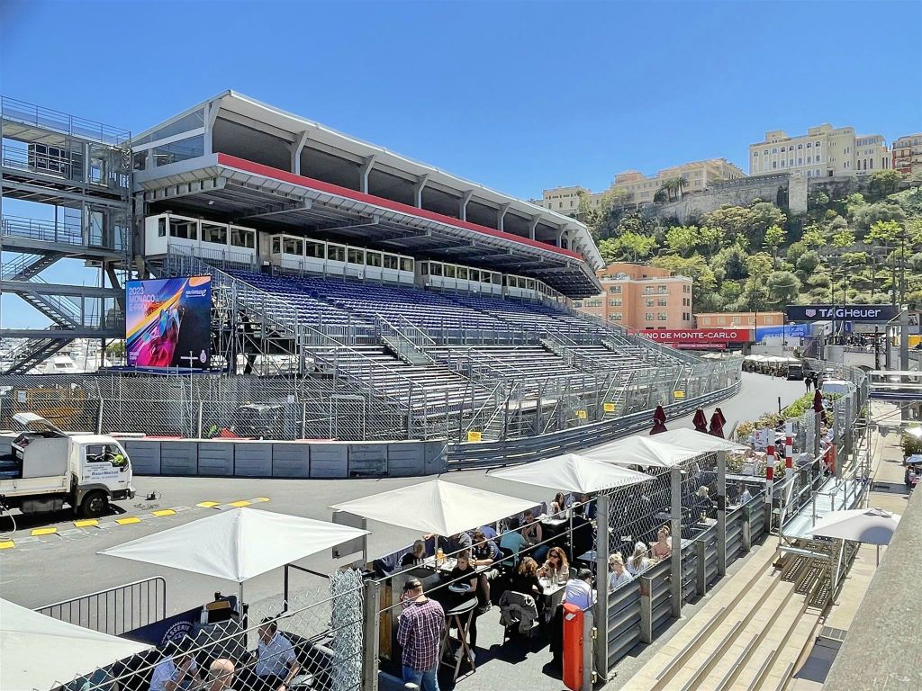 MONACO - een tribune van de ePrix van Monte Carlo