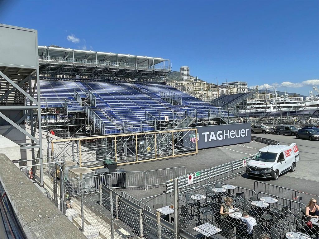 MONACO - een tribune van de ePrix van Monte Carlo