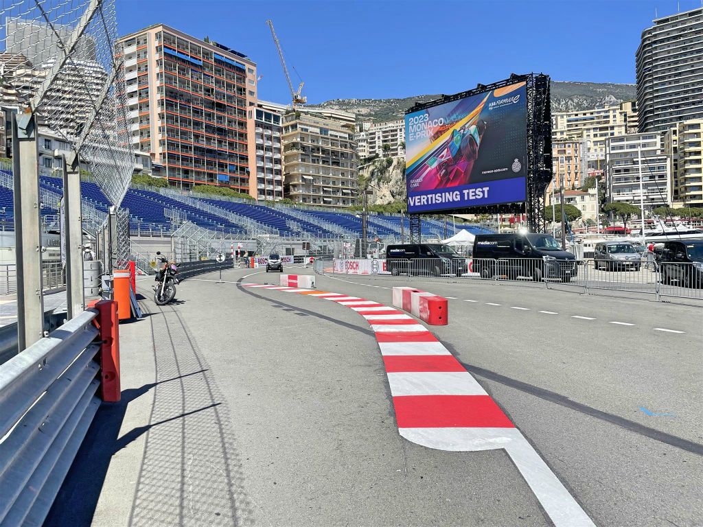 MONACO - een gedeelte van de ePrix van Monte Carlo