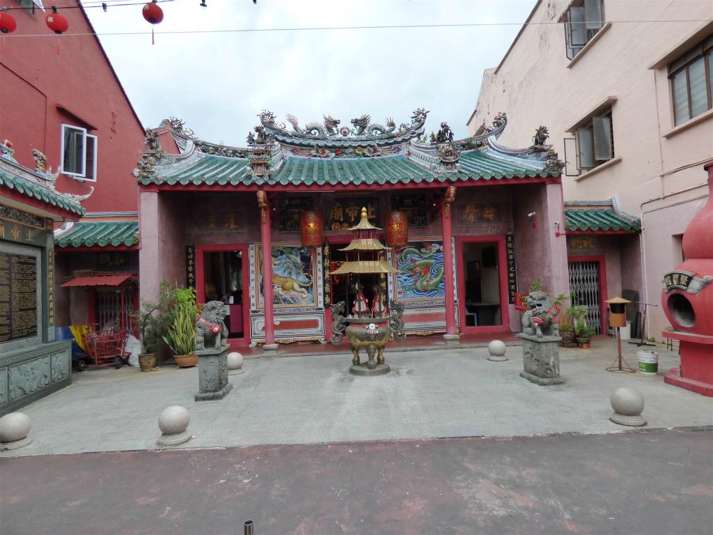 KUCHING - de Chinese Hiang Thian Siang Ti tempel in Carpenter Street
