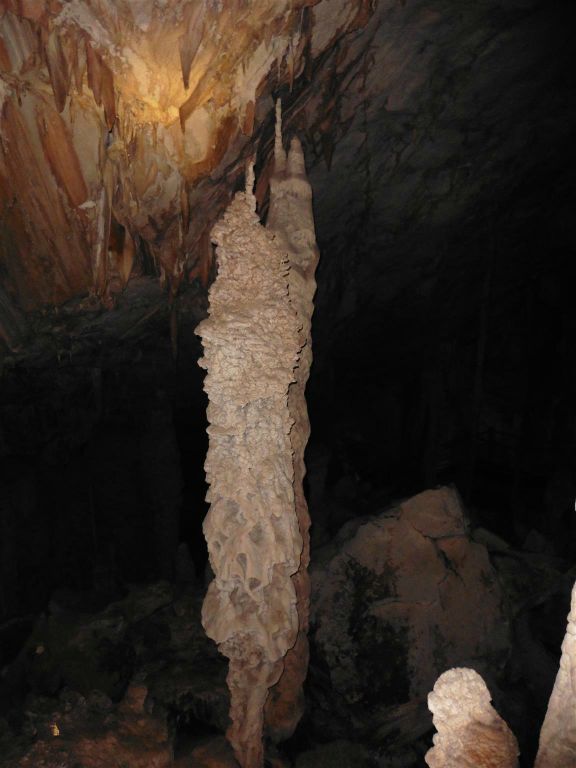 MULU NATIONAL PARK - enkele druipsteenformaties in de grot Wind Cave